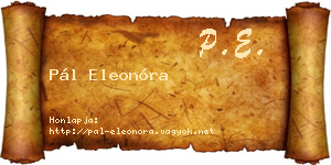 Pál Eleonóra névjegykártya
